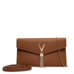 Torebka Valentino. Brązowe torebki do ręki damskie Valentino, bez wzorów, bez dodatków. Za 439.99 zł.