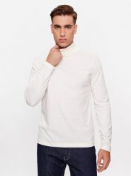 Calvin Klein Golf K10K111858 Biały Regular Fit. Białe swetry męskie Calvin Klein, m, bez wzorów, z bawełny, bez kołnierzyka, bez ramiączek. Za 299.99 zł.