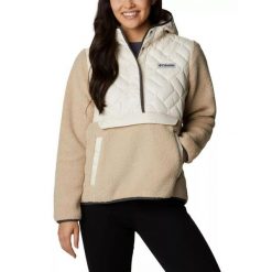 Kurtka uliczna damska Columbia Sweet View Fleece. Brązowe kurtki sportowe damskie Columbia, s, bez wzorów, z polaru, bez ramiączek, bez kaptura, trekkingowe. Za 488.00 zł.
