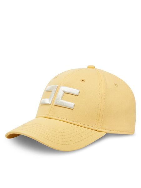 Elisabetta Franchi Czapka z daszkiem CL-06F-51E2-V160 Żółty. Żółte czapki damskie Elisabetta Franchi, bez wzorów, z bawełny. Za 479.99 zł.