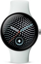 Smartwatch Pixel Watch 5 AMOLED 45 mm Cyfrowy Ekran dotykowy Srebrny Wi-Fi GPS (GA10892-DE). Szare, cyfrowe zegarki smartwatch Google, bez wzorów. Za 1,998.99 zł.