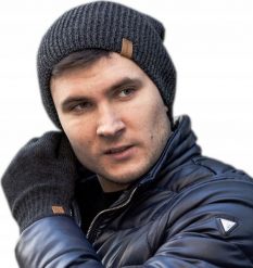 Nandy Nandy Czapka Męska Ciepła Dwuwarstwowa C Szara. Szare czapki męskie Nandy, na zimę, bez wzorów. Za 41.00 zł.