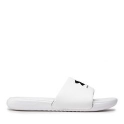 Klapki Under Armour. Białe klapki męskie Under Armour, bez wzorów, bez zapięcia. Za 169.99 zł.