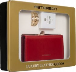 Peterson Zestaw prezentowy: skórzany portfel damski i woda perfumowana Lizard. Portfele damskie Peterson. Za 538.74 zł.