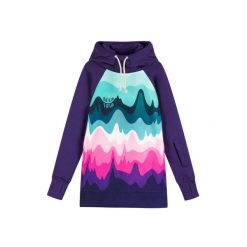 Bluza outdoorowa z kapturem damska DEEP TRIP Aquafresh softshell. Niebieskie bluzy damskie DEEP TRIP, na zimę, s, bez wzorów, z softshellu, sportowe, bez ramiączek, z kapturem. W wyprzedaży za 419.00 zł.