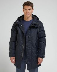LEE MĘSKA KURTKA ZIMOWA PARKA BLACK 112341651 LM14011656. Czarne kurtki męskie Lee, na zimę, m, bez wzorów, bez kaptura. Za 419.99 zł.