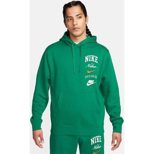 Bluza sportowa męska Nike Club Bb Po. Zielone bluzy sportowe męskie Nike, l, bez wzorów, z kapturem. Za 461.00 zł.