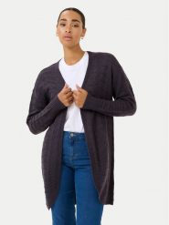 Kaffe Kardigan Kaemria 10506359 Czarny Regular Fit. Czarne kardigany damskie Kaffe, s, bez wzorów, z syntetyku, bez kołnierzyka. Za 119.99 zł.