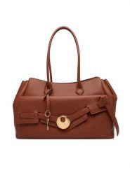 LOVE MOSCHINO Torebka JC4274PP0PKS0208 Brązowy. Brązowe shopperki damskie Love Moschino, bez wzorów, ze skóry, bez dodatków. Za 1,009.00 zł.