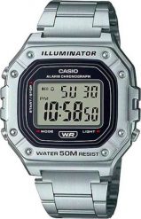 Zegarek Casio ZEGAREK MĘSKI W-218HD-1A + BOX. Zegarki męskie Casio, bez wzorów. Za 152.19 zł.