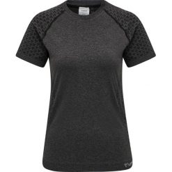 Koszulka damska Hummel hmlci. Czarne bluzki damskie Hummel, xs, bez wzorów, sportowe, bez kołnierzyka, bez ramiączek. Za 260.00 zł.