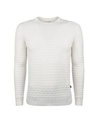 Xagon Man Sweter "Finezza" | 1&B0218 | Mężczyzna | Kremowy. Białe swetry męskie Xagon, m, bez wzorów, z poliamidu, bez kołnierzyka, bez ramiączek. W wyprzedaży za 179.00 zł.