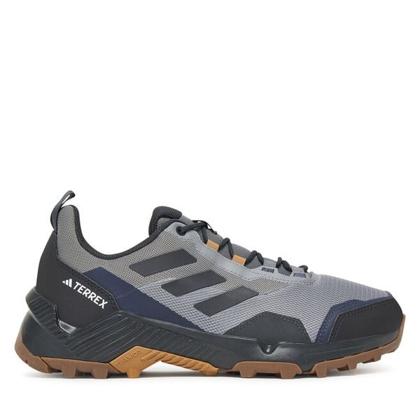 Trekkingi adidas. Szare buty zimowe męskie Adidas, bez wzorów, bez obcasa, bez zapięcia. Za 399.99 zł.