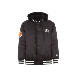 Kurtka Bambino unisex Starter 1101 czarny. Czarne kurtki męskie Starter, bez wzorów, z materiału, bez kaptura. Za 739.50 zł.