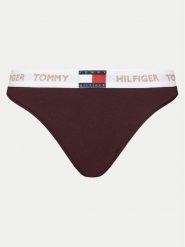Tommy Hilfiger Stringi UW0UW05655 Bordowy. Czerwone majtki damskie Tommy Hilfiger, z bawełny. Za 69.99 zł.