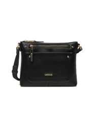 Lasocki Torebka CEO-LSK-M-006-07 Czarny. Czarne listonoszki damskie Lasocki, bez wzorów, z materiału, bez dodatków. Za 159.99 zł.