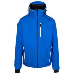 Kurtka narciarska 4090 męska. Niebieskie kurtki sportowe męskie DLX, m, bez wzorów, z poliesteru, bez kaptura, narciarskie. Za 574.99 zł.