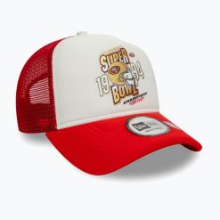 Czapka z daszkiem New Era Superbowl Trucker San Francisco 49ERS. Czerwone czapki damskie New Era, na zimę, bez wzorów. Za 129.99 zł.