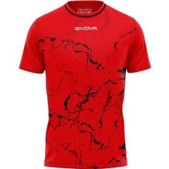 Koszulka sportowa Givova Graphite Czerwono-Czarna L - Oddychająca i Elastyczna. Czerwone koszulki sportowe damskie Givova, l, bez wzorów, bez ramiączek, do biegania. Za 76.50 zł.