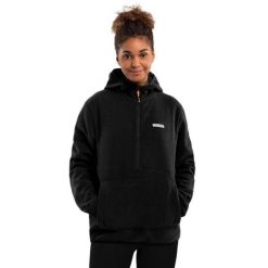 Bluza polarowa z kapturem Damska Avoriaz-W. Czarne bluzy damskie SIROKO, m, bez wzorów, z materiału, bez ramiączek, z kapturem. Za 169.00 zł.