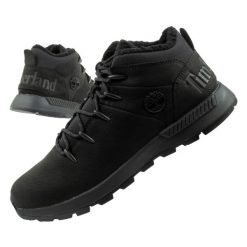 Buty trekkingowe męskie Timberland Sprint Trekker Mid ocieplane. Czarne trekkingi męskie Timberland, bez zapięcia. Za 499.00 zł.