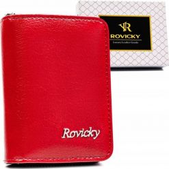 Rovicky Klasyczny, mały portfel damski na zamek. Portfele damskie ROVICKY. Za 96.19 zł.
