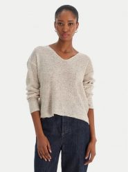 Vero Moda Bluzka Leilani 10318223 Beżowy Loose Fit. Brązowe bluzki damskie Vero Moda, s, bez wzorów, z syntetyku, bez kołnierzyka, bez ramiączek. Za 139.99 zł.