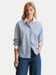 Marc O'Polo Denim Koszula 500 0006 774 Niebieski Regular Fit. Niebieskie koszule damskie Marc O'Polo DENIM, l, bez wzorów, z bawełny, bez kołnierzyka, bez ramiączek. Za 309.99 zł.
