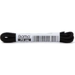 Sznurówki do obuwia BAMA - CE75 Black 009. Czarne piżamy męskie Bama, bez wzorów, z bawełny, bez kołnierzyka, bez ramiączek. Za 3.99 zł.