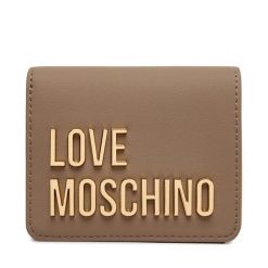 Portfel LOVE MOSCHINO. Brązowe portfele damskie Love Moschino. Za 399.99 zł.