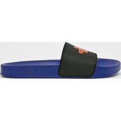 The North Face - Klapki. Niebieskie klapki męskie The North Face, bez wzorów, z materiału, bez zapięcia. W wyprzedaży za 119.90 zł.