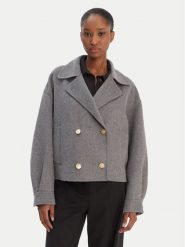 Tommy Hilfiger Kurtka przejściowa WW0WW47759 Szary Relaxed Fit. Szare kurtki damskie Tommy Hilfiger, bez wzorów, z syntetyku, bez kaptura. Za 1,499.00 zł.