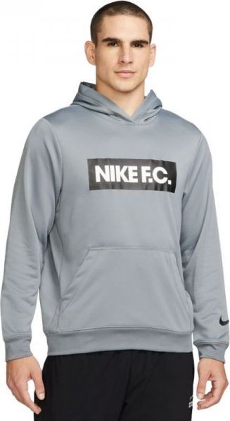 Nike Bluza Nike F.C DC9075 065 DC9075 065 szary XL. Szare bluzy męskie Nike, m, bez wzorów, bez ramiączek, bez kaptura. Za 130.95 zł.