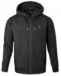 Wygodna Bluza Bawełniana - Pako Jeans - Czarna z Kapturem. Czarne bluzy męskie Pako Jeans, l, bez wzorów, z bawełny, z kapturem. Za 189.00 zł.