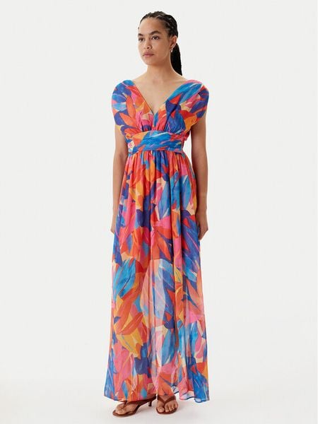 Morgan Sukienka letnia 251-RUPIL.F Kolorowy Loose Fit. Sukienki damskie Morgan, na lato, bez wzorów, z syntetyku, bez kołnierzyka, bez ramiączek. Za 359.99 zł.