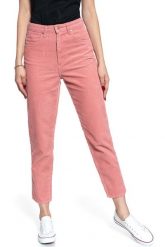 SPODNIE WRANGLER DAMSKIE MOM JEANS BRAND APRICOT W246UPP06 112127945. Pomarańczowe spodnie materiałowe damskie Wrangler, bez wzorów, z jeansu, z podwyższonym stanem. Za 189.99 zł.