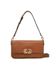 Guess Torebka HWBG96 42190 Brązowy. Brązowe listonoszki damskie Guess, z aplikacjami, ze skóry, bez dodatków. Za 309.99 zł.