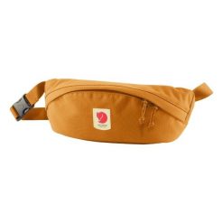 Saszetka Fjallraven Ulvo Hip Pack Medium - red gold. Brązowe saszetki i nerki męskie Fjällräven, bez wzorów, z nylonu. Za 219.99 zł.