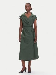 Marella Sukienka codzienna Rivera 2513221052 Zielony Relaxed Fit. Zielone sukienki damskie Marella, na co dzień, bez wzorów, z bawełny, bez kołnierzyka, bez ramiączek, proste. Za 789.99 zł.