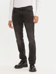 Hugo Jeansy 50522162 Czarny Slim Fit. Czarne jeansy męskie Hugo, z bawełny. Za 499.99 zł.