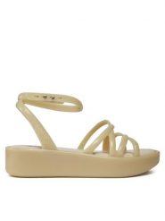 Melissa Sandały Melissa Debbie Ad 33997 Beżowy. Brązowe sandały damskie Melissa, bez wzorów, z tworzywa sztucznego, bez obcasa, na płaskiej podeszwie, bez zapięcia. Za 429.99 zł.