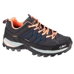 Buty trekkingowe damskie, Rigel Low WP 3Q13246-65UP. Szare obuwie trekkingowe damskie CMP, z gumy, bez zapięcia. W wyprzedaży za 359.99 zł.