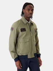 Aeronautica Militare Kurtka bomber 261AB3049UCT04290 Zielony Regular Fit. Zielone kurtki męskie Aeronautica Militare, m, bez wzorów, z syntetyku, bez kaptura. Za 1,349.00 zł.