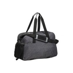 Torba fitness kardio 30l. Czarne torby sportowe męskie DOMYOS, bez wzorów, z materiału. Za 59.99 zł.