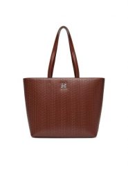 Nine West Torebka CEO-HAMPSHIRE-IV-LDA8170 Brązowy. Brązowe shopperki damskie Nine West, bez wzorów, z materiału, bez dodatków. Za 269.99 zł.