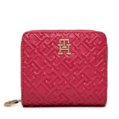Portfel Tommy Hilfiger. Czerwone portfele damskie Tommy Hilfiger. Za 239.99 zł.