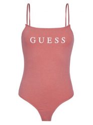 Guess Body O5RM11 KBBU1 Różowy Regular Fit. Czerwone body Guess, z aplikacjami, z syntetyku. Za 159.99 zł.