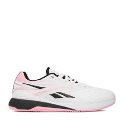 Buty na siłownię Reebok. Białe obuwie sportowe damskie Reebok, bez wzorów, bez zapięcia, na fitness i siłownię. Za 599.99 zł.