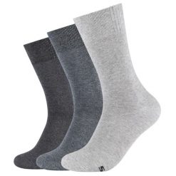 Skarpetki sportowe męskie 3pk Men's Basic Socks. Szare skarpety męskie Skechers, bez wzorów, z bawełny. Za 29.99 zł.