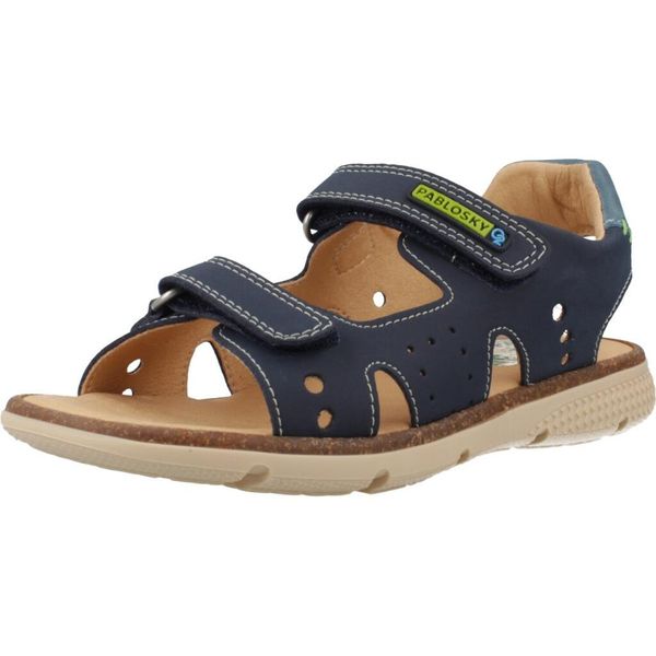 Sandały PABLOSKY 521124P Niebieski. Niebieskie buty zimowe męskie Pablosky, bez wzorów, z syntetyku, bez zapięcia. Za 220.99 zł.